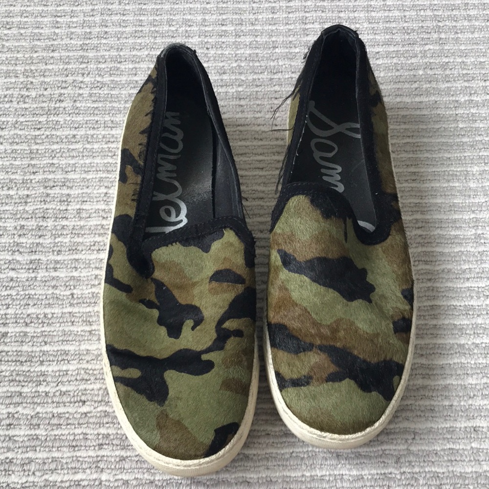 Camo Slip on sneakers
